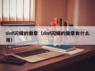 dnf闪耀的徽章（dnf闪耀的徽章有什么用）