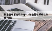 销售管理系统软件app（销售管理系统软件结构图）