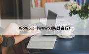 wow5.3（wow53防战宝石）