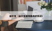 迪尔克（迪尔克施特勒夫的特点）