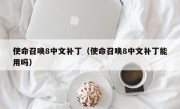 使命召唤8中文补丁（使命召唤8中文补丁能用吗）