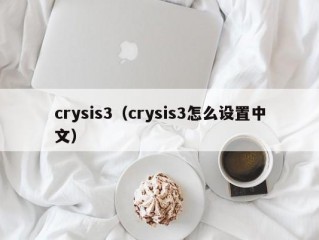 crysis3（crysis3怎么设置中文）