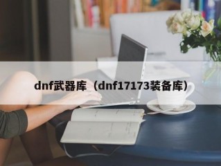 dnf武器库（dnf17173装备库）