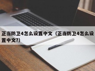 正当防卫4怎么设置中文（正当防卫4怎么设置中文?）