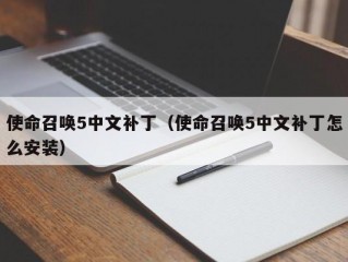 使命召唤5中文补丁（使命召唤5中文补丁怎么安装）