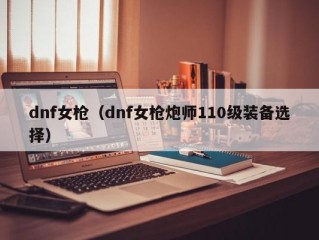 dnf女枪（dnf女枪炮师110级装备选择）